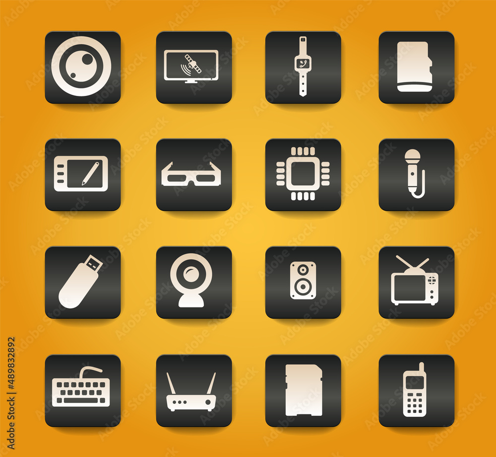 Gadgets simply icons Gadgets simply icons