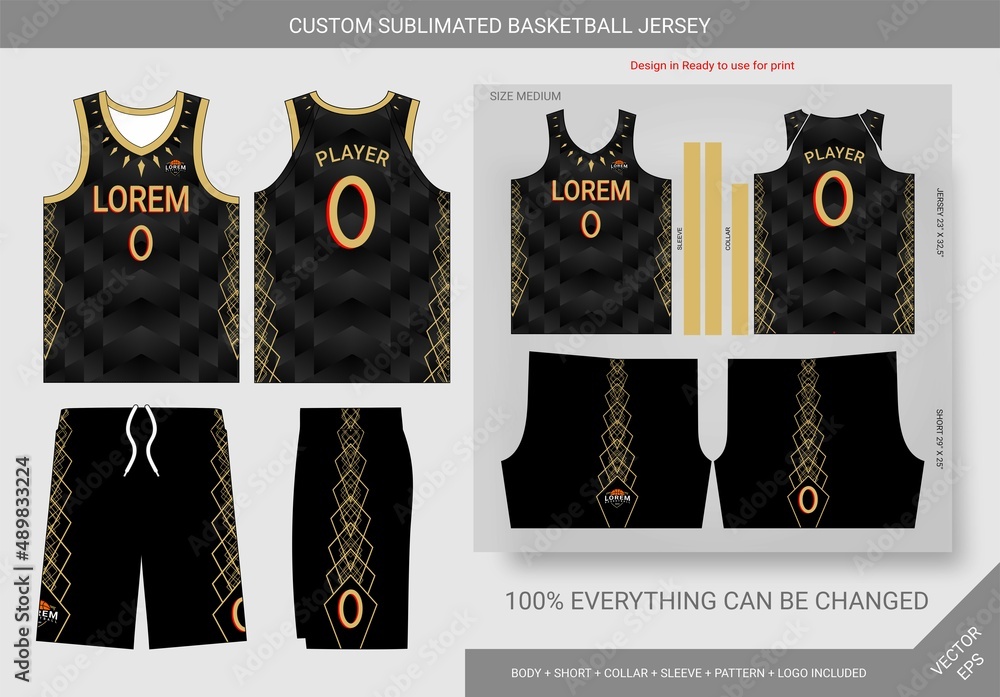 basketball jersey pattern design template. Abstract pattern background