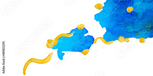 Beautiful abstract art vector background design with poster colors.