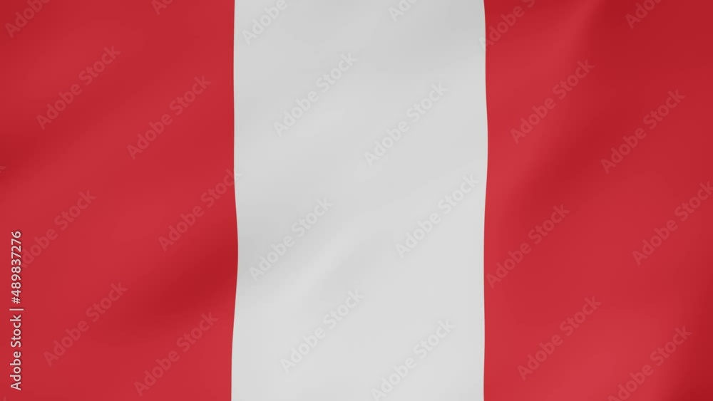 Bandera animada, Perú. 4K Bandera animada, Perú. 4K
