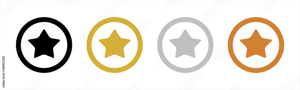 Star Icons set. Star member plan vector icon. Rating symbol. Star Icons set. Star member plan vector icon. Rating symbol.