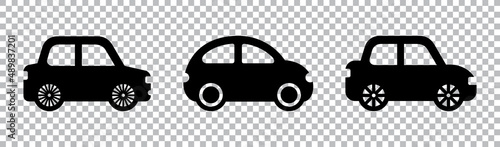 Car icon set. Transport icon symbol, vector illustration