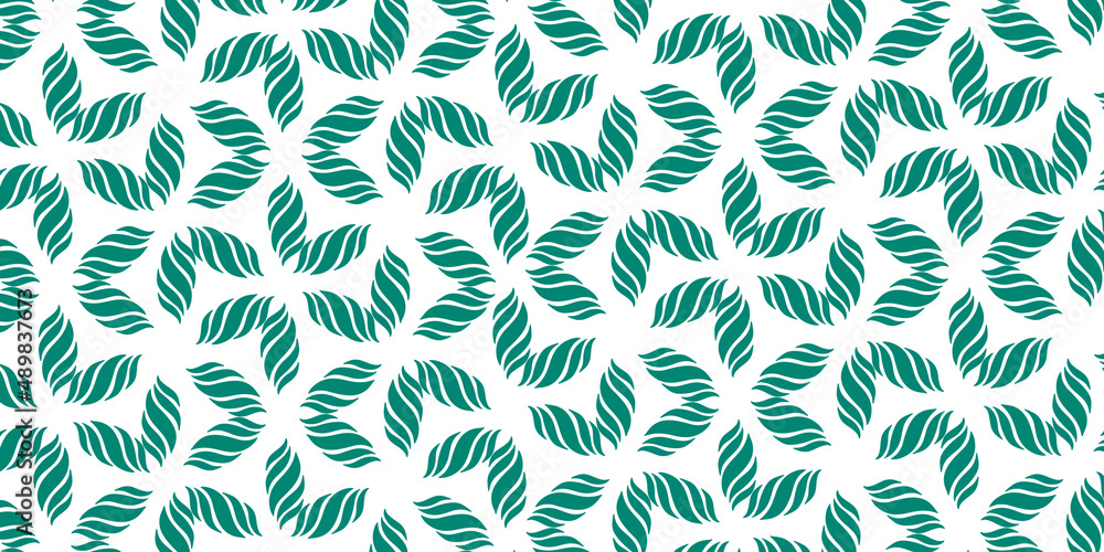 Fototapeta premium seamless pattern with leaves