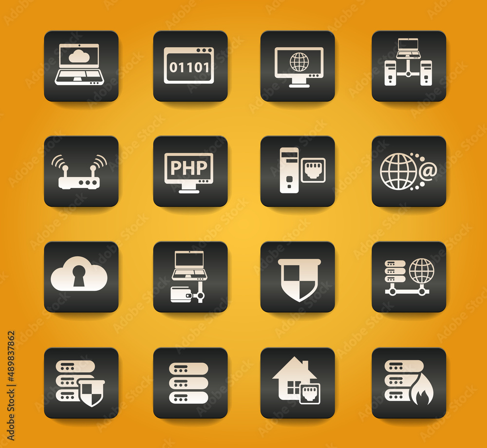 server icon set server icon set