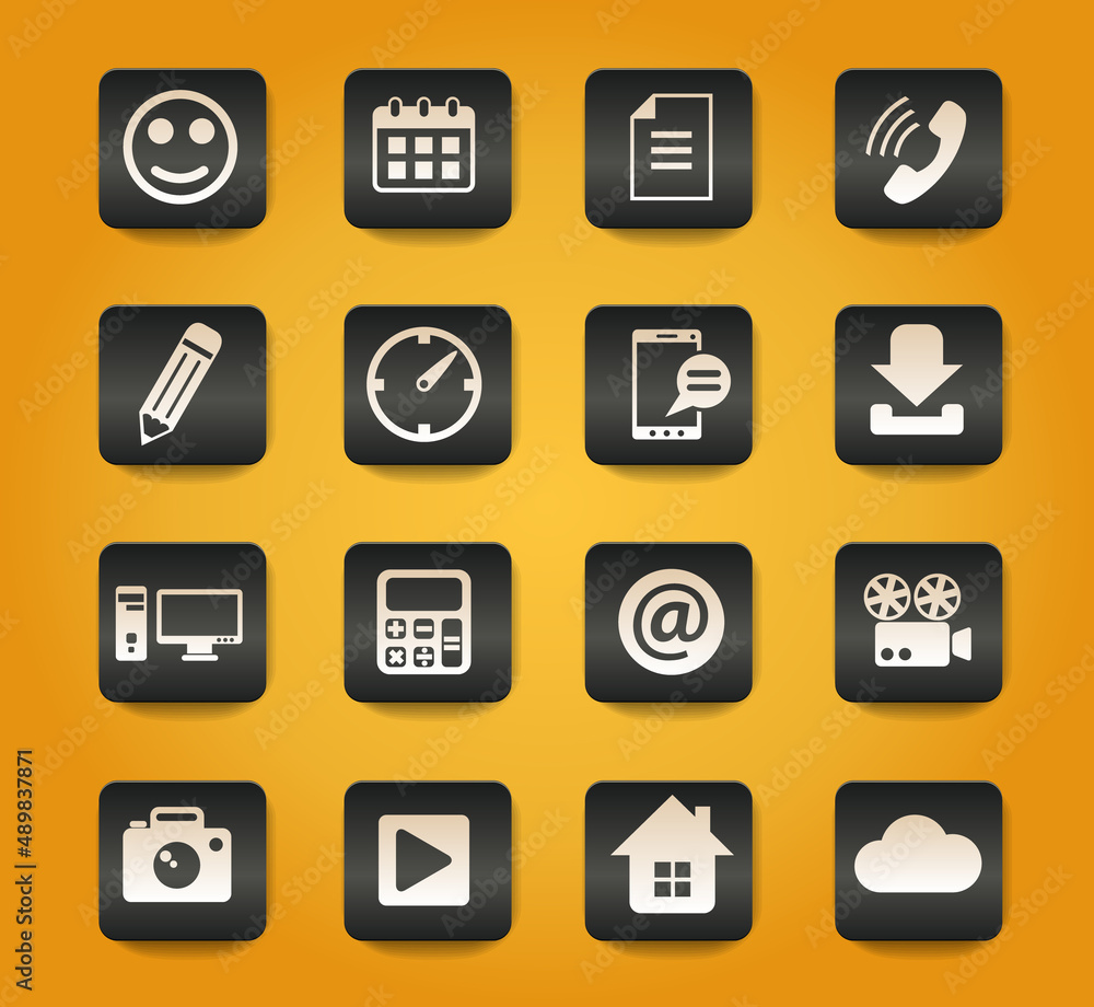 social media icon set social media icon set