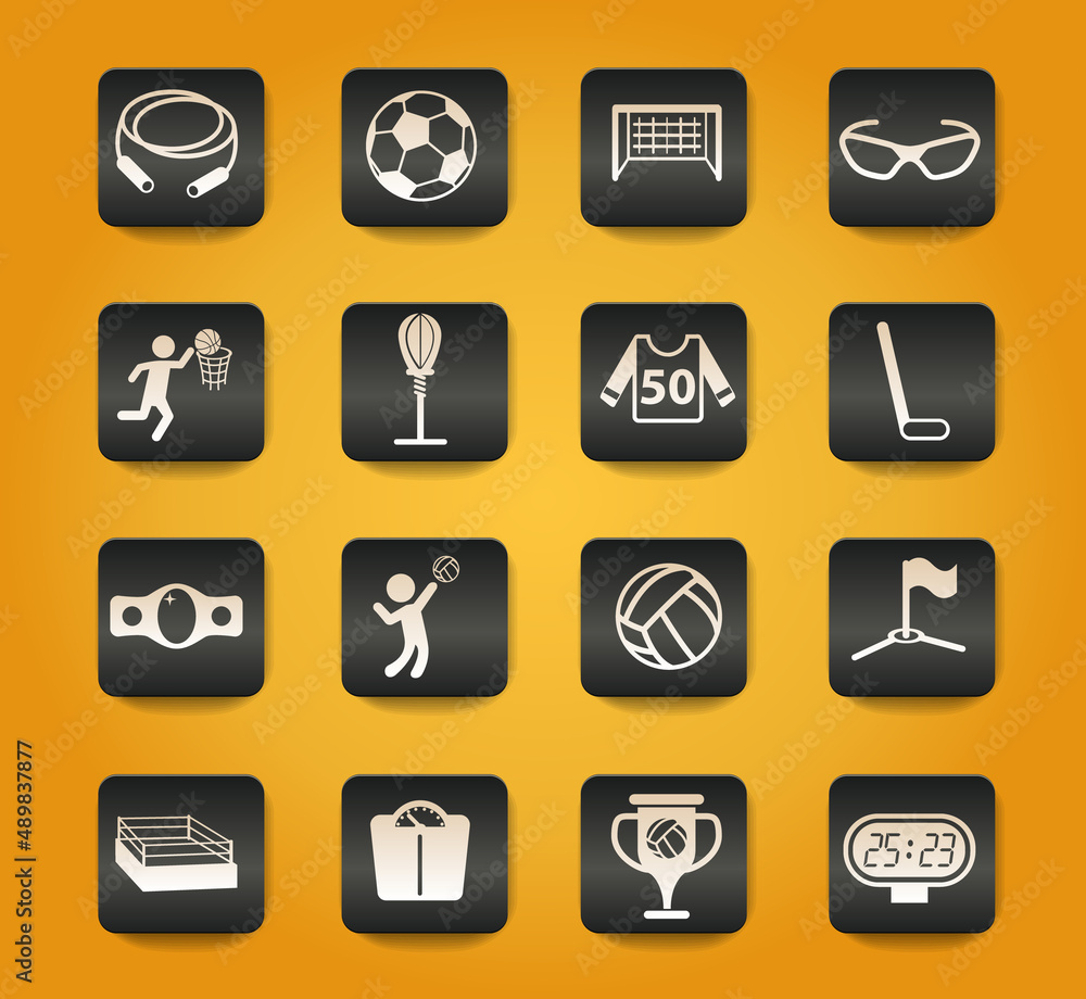 sport icon set sport icon set