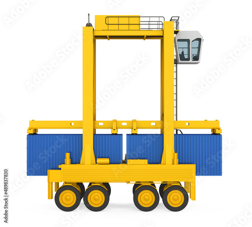 Straddle Carrier Isolated photo