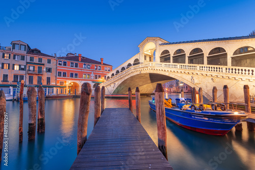 Venice, Italy at the Rialto Bridge over the Grand Canal © SeanPavonePhoto