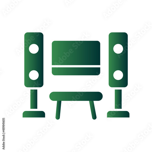Home Entertainment System Icon