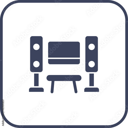 Home Entertainment System Icon