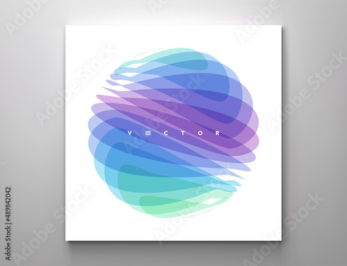 Cover design template. Abstract geometric design. Vector illustration made of various overlapping elements. Applicable for banners, placards, posters, flyers.