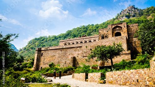 Ruins of Ancient Bhangarh Fort in Rajasthan, India photo