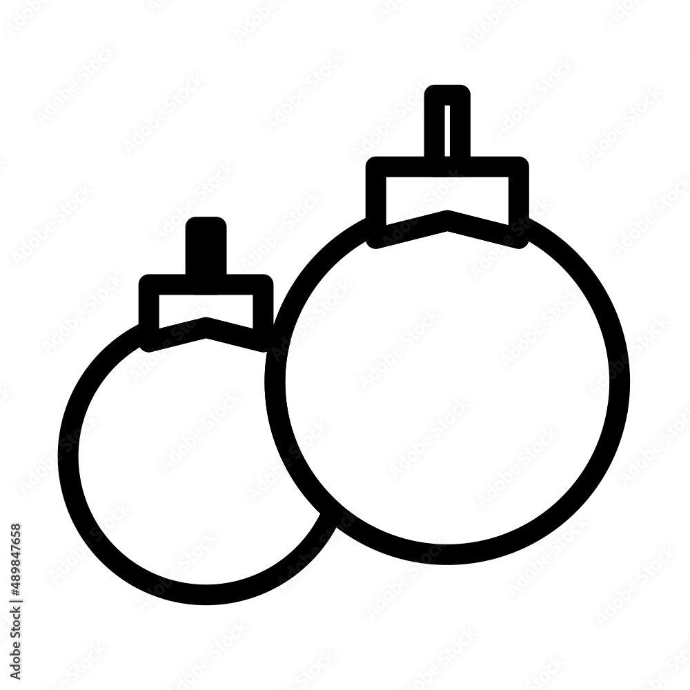 christmas ball icon christmas ball icon