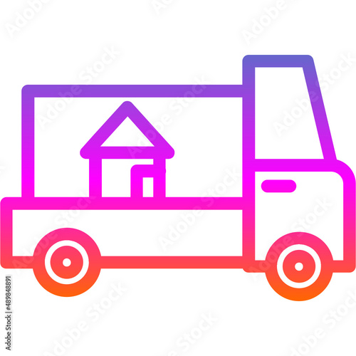 Truck Moving Icon