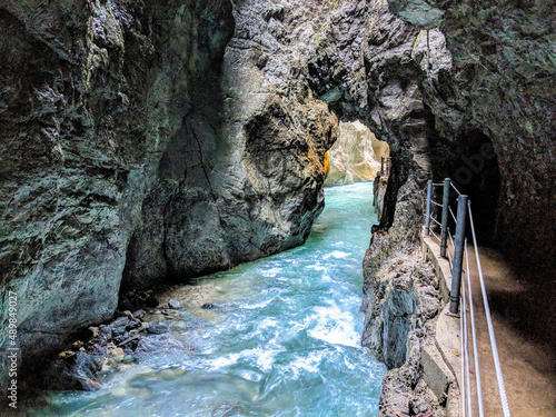 Obraz na płótnie Partnachklamm in Garmisch Partenkirchen w salonie