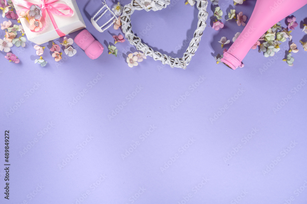 High-colored very peri Valentine background High-colored very peri Valentine background