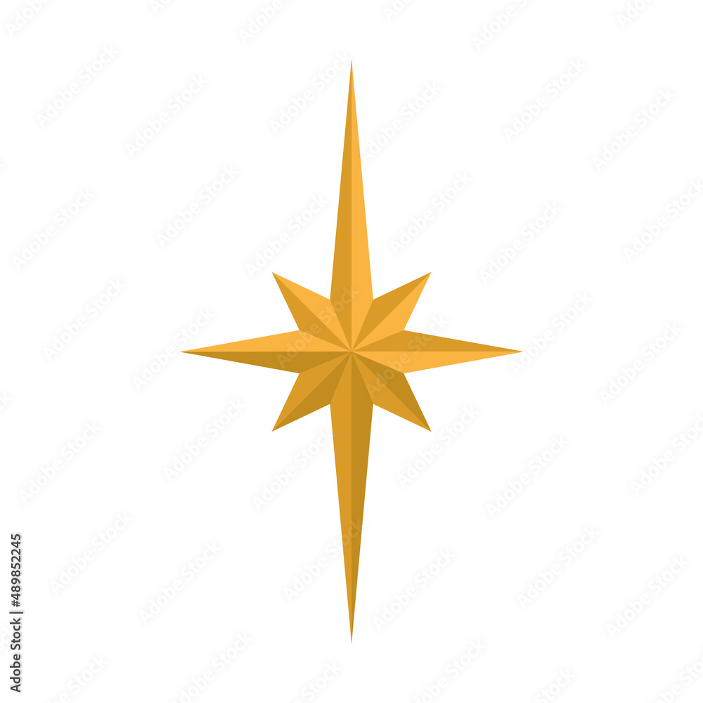 Fototapeta premium islamic golden star