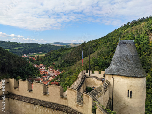 Karlstejn Ancient Castle Walls