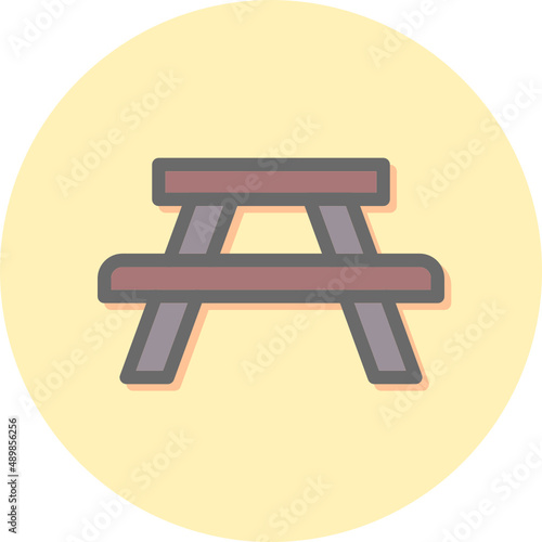 Picnic Table Icon