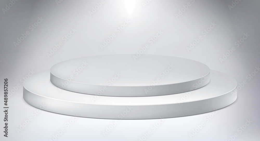 Illuminated podium, award pedestal, geometry shape, vector design object for you project Illuminated podium, award pedestal, geometry shape, vector design object for you project
