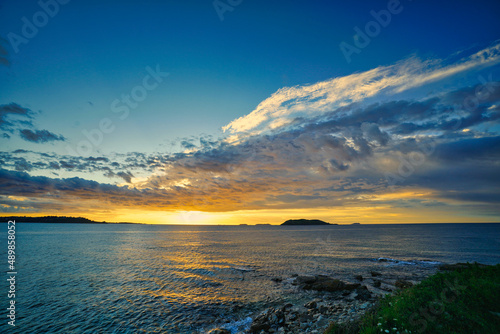 paysage mer coucher de soleil © Digitale image