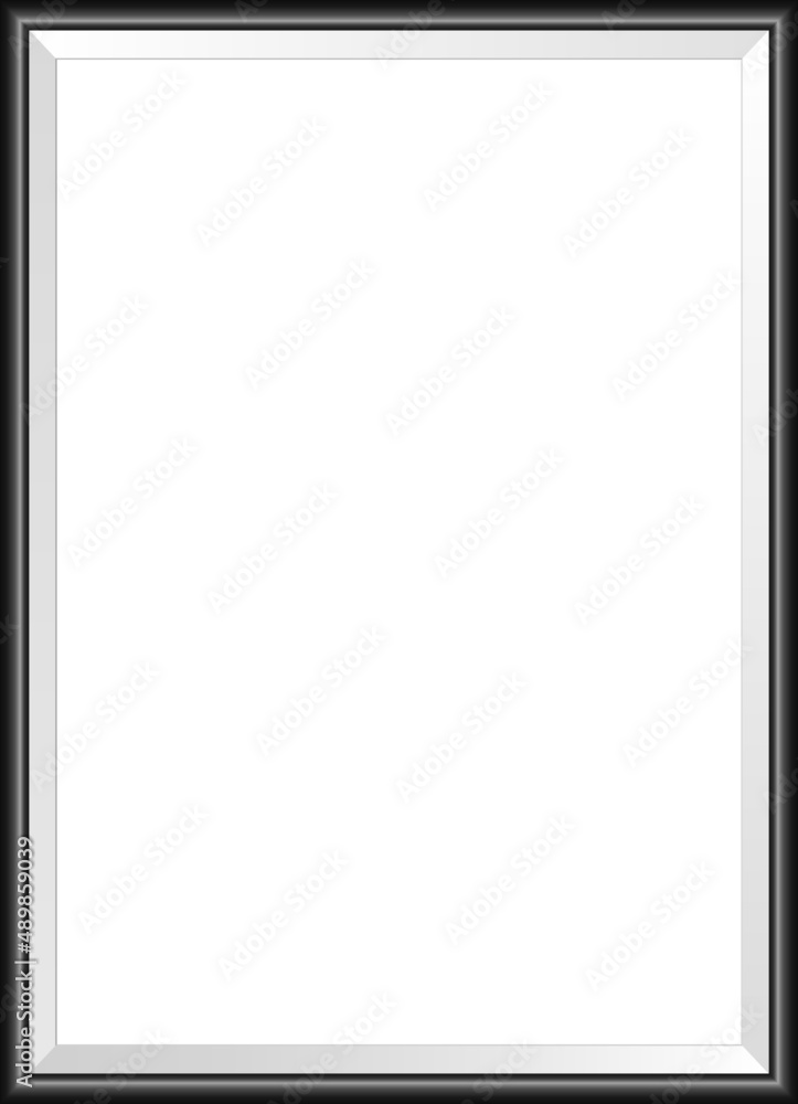 Thin photoframe mock up. Empty framing for photo or illustation. Thin photoframe mock up. Empty framing for photo or illustation.