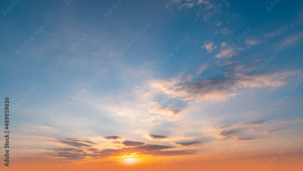 Outdoor sky sunset clouds landscape Stock Photo | Adobe Stock