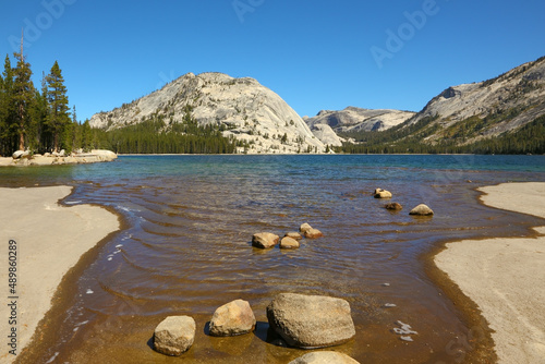 The shallow lake inl park Yosemite photo
