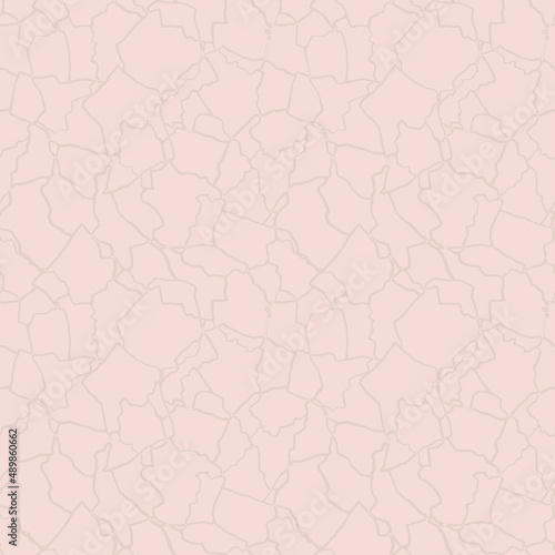 kintsugi art seamless pattern of shards fragments with thin lines in trendy dusty neutral colors palette