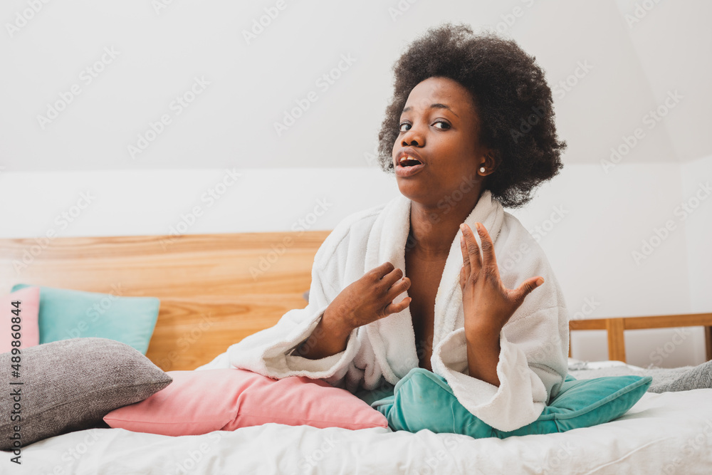 The woman is relaxing alone at the spa The woman is relaxing alone at the spa