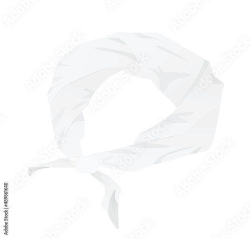 White head band. vector illustration