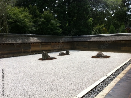 Wallpaper Mural zen garden temple of Kyoto Japan Torontodigital.ca
