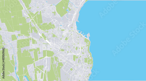 Urban vector city map of Odessa, Ukraine, Europe
