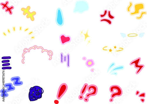 感情の記号アイコンセット2