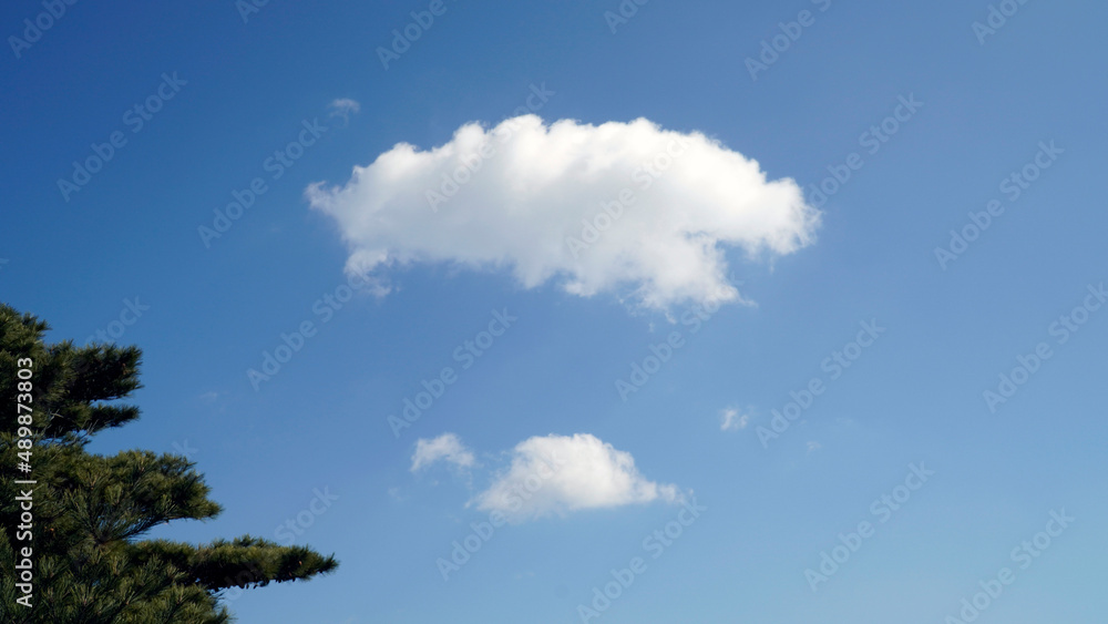 The scenery with the clouds of Bukhansan Mountain. The scenery with the clouds of Bukhansan Mountain.