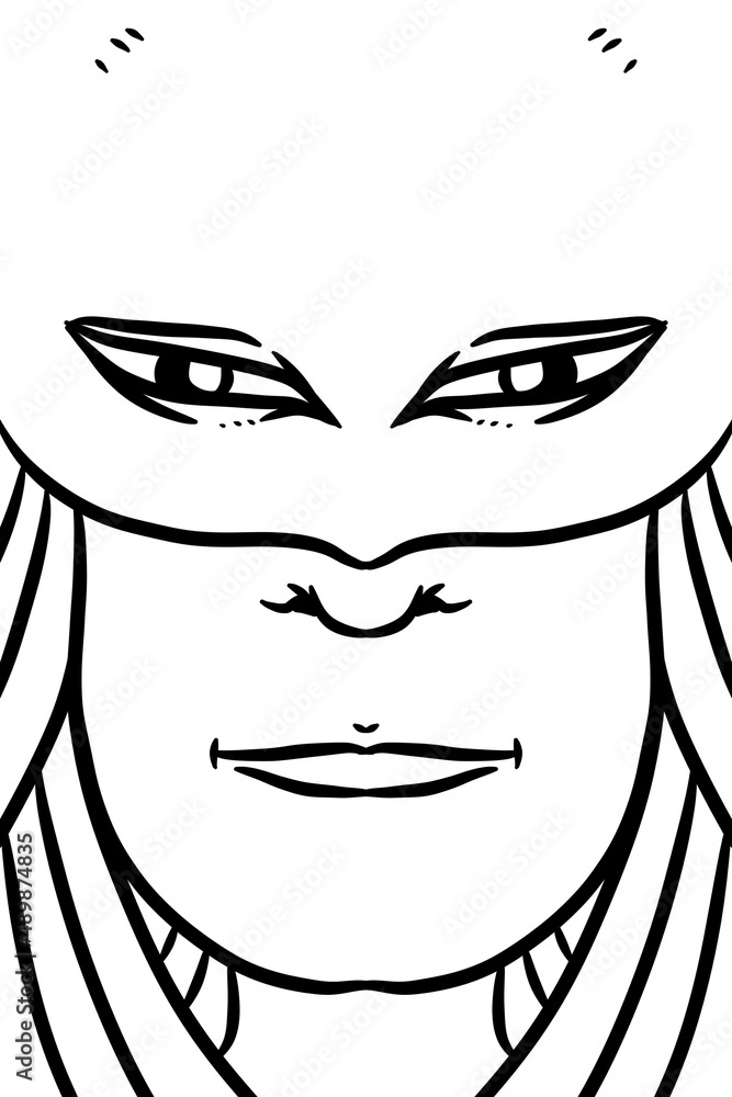 black and white of face man cartoon black and white of face man cartoon