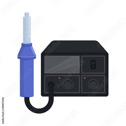 Soldering steam with hot tension box