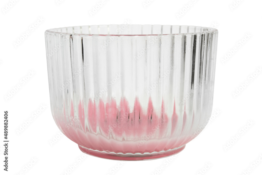 Crystal bowl isolated Crystal bowl isolated