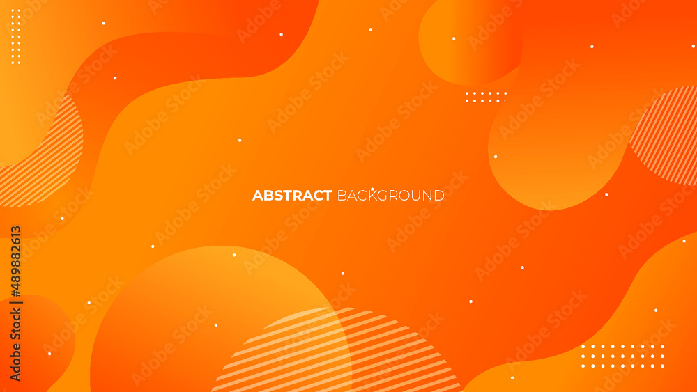 abstract orange wave gradient background 