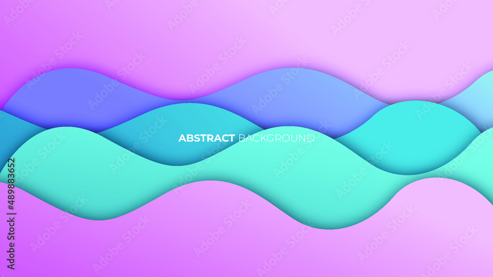 abstract background with waves pastel color