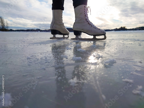 skaters on ice