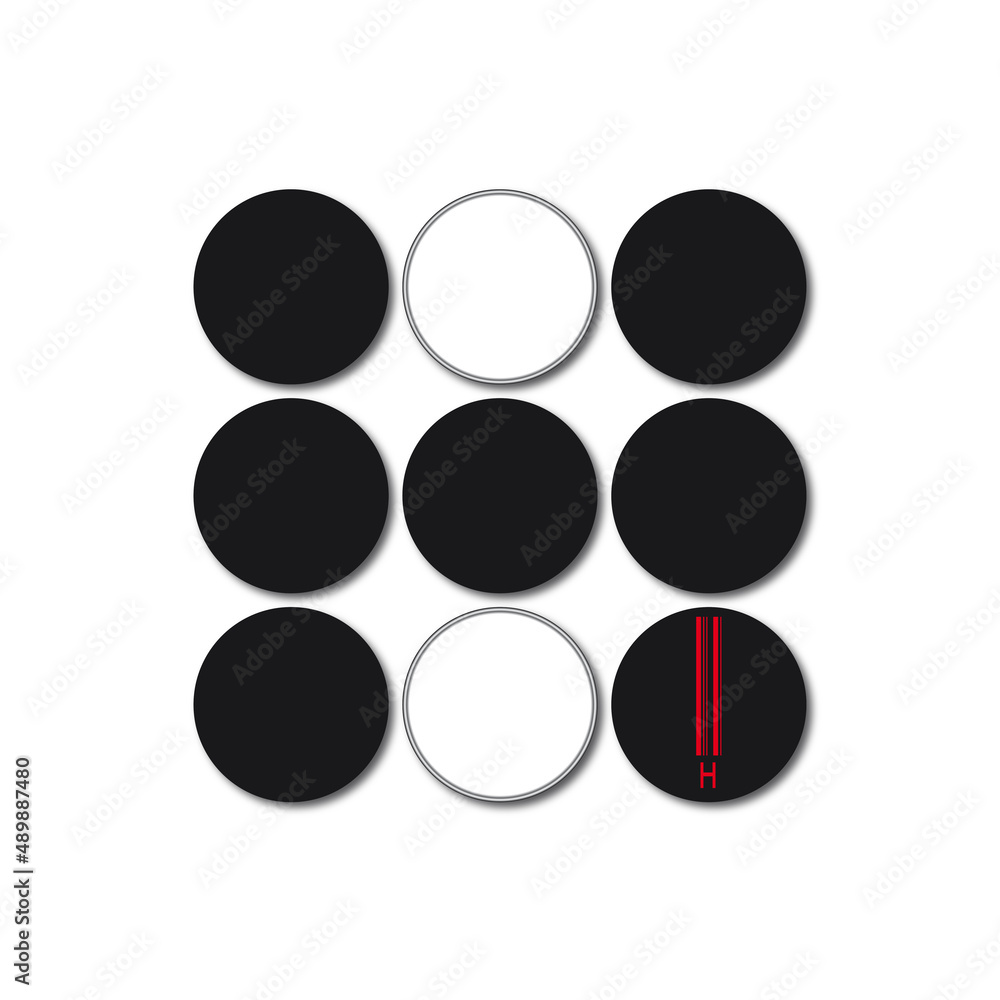 Logo Punktbuchstaben H Logo Punktbuchstaben H