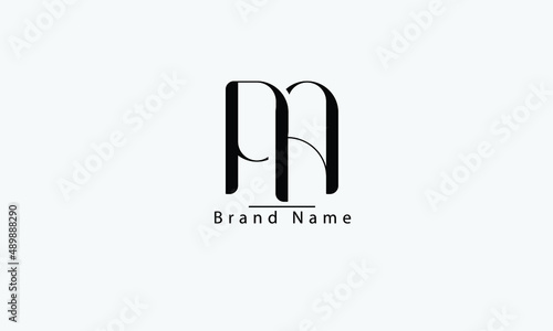 PA AP P A abstract vector logo monogram template