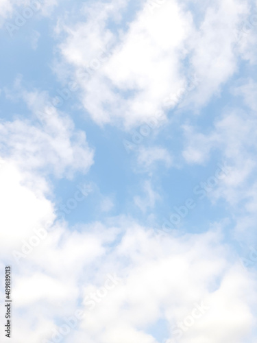 blue sky with clouds