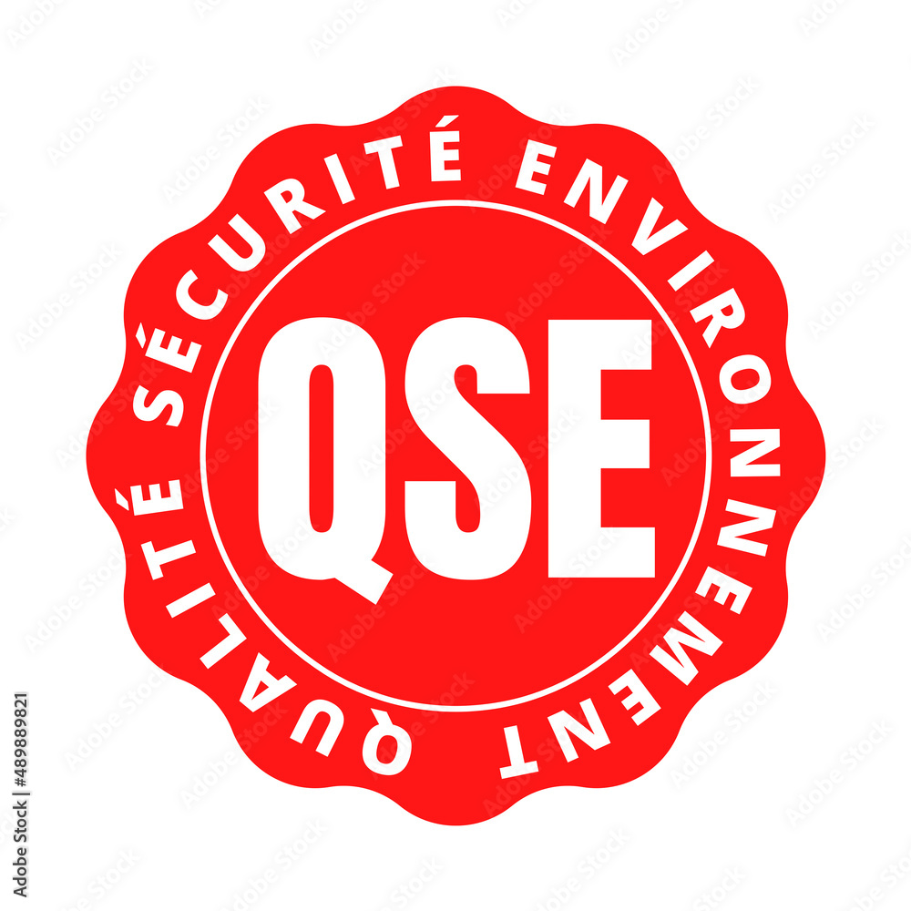 Symbole QSE qualité sécurité environnement Symbole QSE qualité sécurité environnement