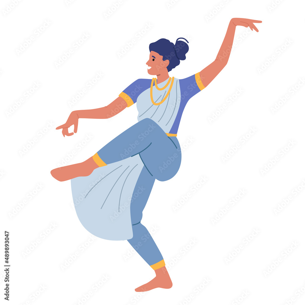 Indian Dancer Woman Performing Traditional Dance of Asian Culture. Bollywood Performance, Movie, Dancing Classes Indian Dancer Woman Performing Traditional Dance of Asian Culture. Bollywood Performance, Movie, Dancing Classes