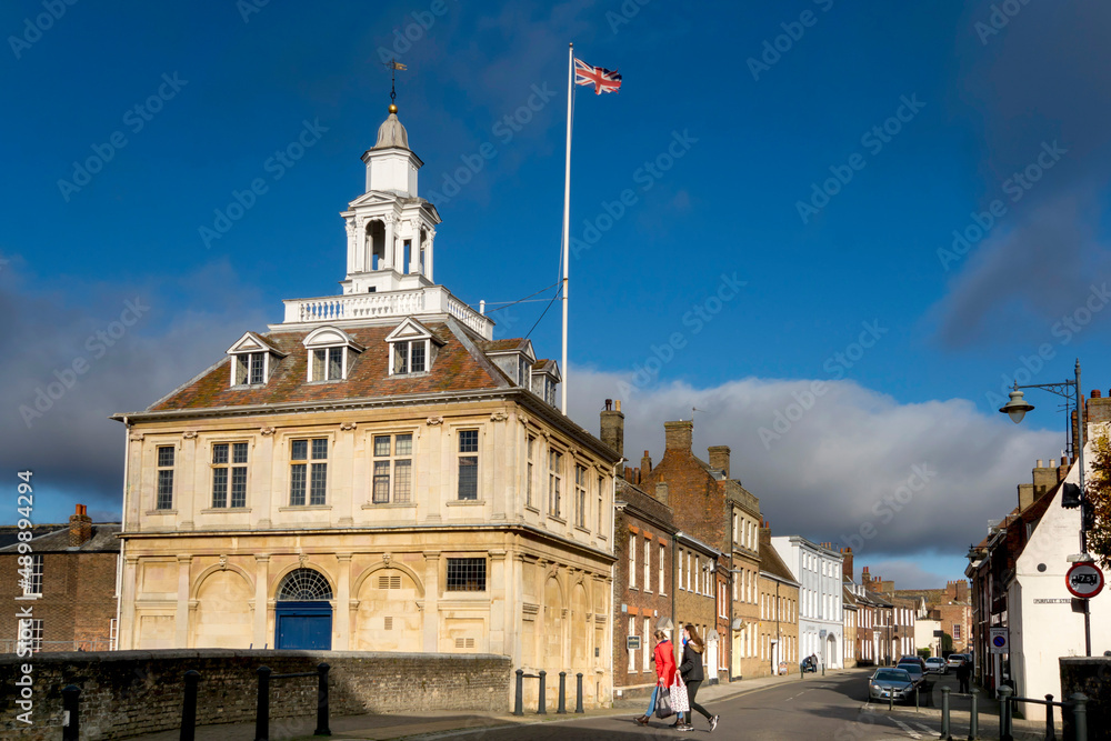 Ταπετσαρία Europe, UK, England, Norfolk, King's Lynn, Custom House