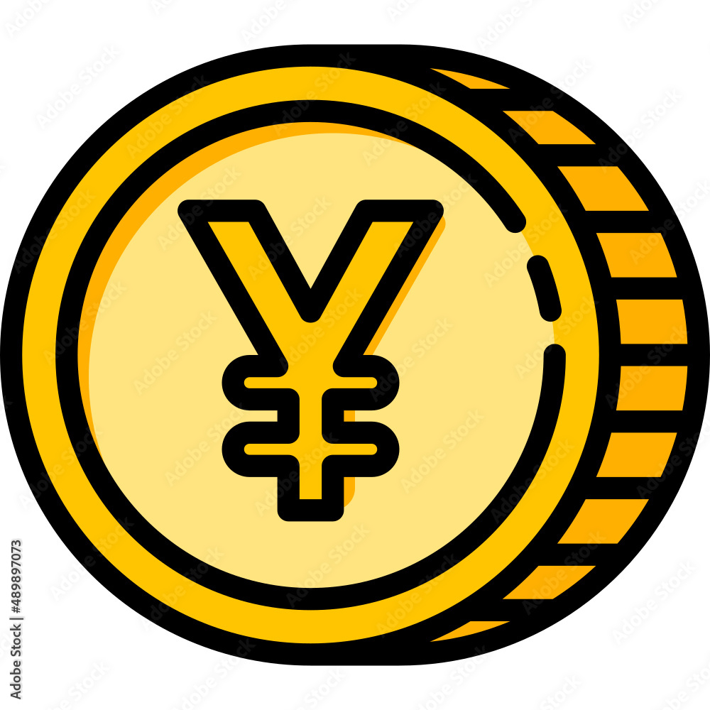Obraz premium Yen icon