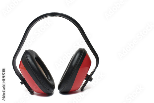 professional hearing protection ear capsules white background