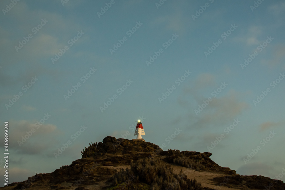 A small lighthouse at Punta de Choros, Chile